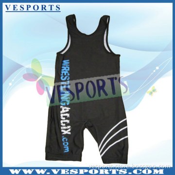 100% Polyester Sublimation Wrestling Singlet